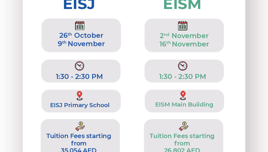 Emirates International School, Jumeirah and Meadows